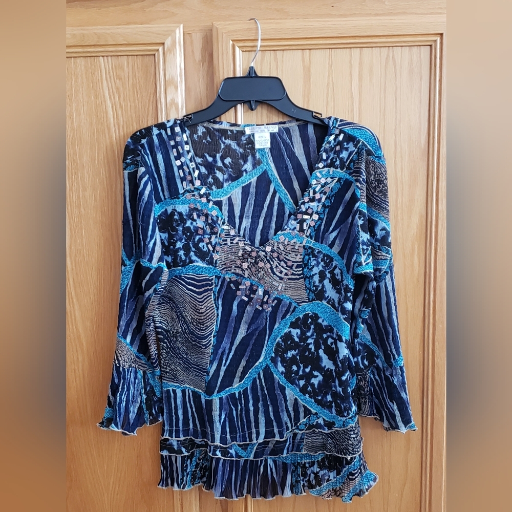 Alberto Makali V neck blouse Large - Picture 6 of 8